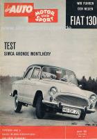 6. Mai 1961 - Das Auto Motor und Sport Heft 10