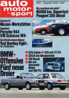 7. August 1985 - Auto Motor und Sport Heft 16
