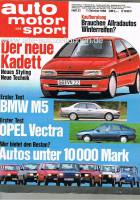 7. Oktober 1988 - Auto Motor und Sport Heft 21