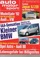 9. August 1991 - Auto Motor und Sport Heft 17
