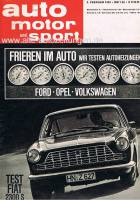 9. Februar 1963 - Auto Motor und Sport Heft 3