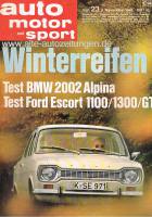 9. November 1968 - Auto Motor und Sport Heft 23
