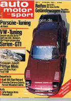 30. Mai 1984 - Auto Motor und Sport Heft 11