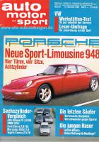 6. Oktober 1989 - Auto Motor und Sport Heft 21