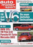30. November 1990 - Auto Motor und Sport Heft 25