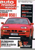 10. März 1989 - Auto Motor und Sport Heft 6