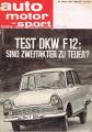 DKW F12, Mini Cooper S, Chevrole...