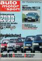 Mercedes 190 E 2.6, VW Polo CL D...