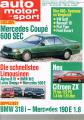 BMW 318i, Mercedes 190 E, Citroe...