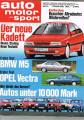 Opel Kadett, Opel Vectra, BMW M5...