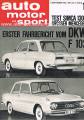 DKW F 102, Fiat 2300 Lusso, Simc...