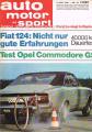 Testberichte:
	Opel Commodore G...